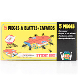 Ac 2000 Pièges A Blattes & Cafards Collant x 5
